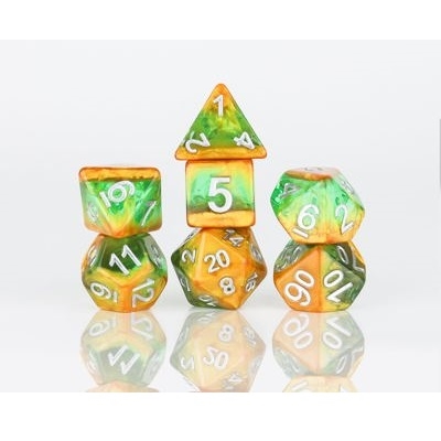 Rainforest Dice set - Rollespilsterninger - Sirius Dice